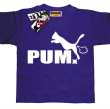 Puma zabawny tshirt - purple