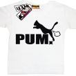 Puma zabawny tshirt - white