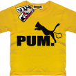 Puma zabawny tshirt - yellow