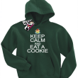 Keep Calm and Eat a Cookie - bluza dla dziecka - butelkowy