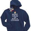 Keep Calm and Eat a Cookie - bluza dla dziecka - granatowy