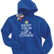 Keep Calm and Eat a Cookie - bluza dla dziecka - niebieski