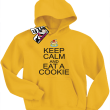 Keep Calm and Eat a Cookie - bluza dla dziecka - żółty