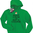 Keep Calm and Eat a Cookie - bluza dla dziecka - zielony