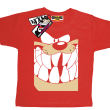 Zębolek odjechana koszulka dziecięca - czerwona