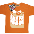 Zębolek odjechana koszulka dziecięca - pomarańczowa