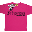 Zadymiarz podwórkowy śmieszna koszulka dziecięca - różowa