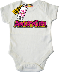 Angrygirl - super dziecięce body dla dziewczynki, kod: SZDZ00178B