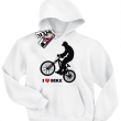 I love Bike super bluza dziecięca - white