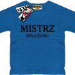 Mistrz bałaganu humorystyczna dziecięca koszulka - royal blue