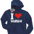 I love Warsaw odlotowa bluza dziecięca - navy blue