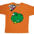 Buźka Tireksa - koszulka dziecięca - pomarańczowy