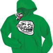 Smile Mem - bluza dziecięca z kapturem - zielony