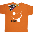 Hejka Buźka - zabawna dziecięca koszulka - pomarańczowy