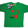 Hejka Buźka - zabawna dziecięca koszulka - zielony