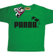 Panda - oryginalna koszulka dziecięca - zielony