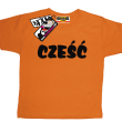 Cześć dziecięca koszulka - pomarańczowy
