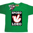 Spoko loko koszulka dla małego luzaka - zielony