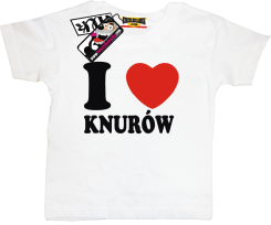 I love Knurów - tshirt dziecięcy, kod: SZDZ00220K