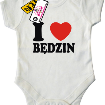 I love Będzin - body dziecięce, kod: SZDZ00213B