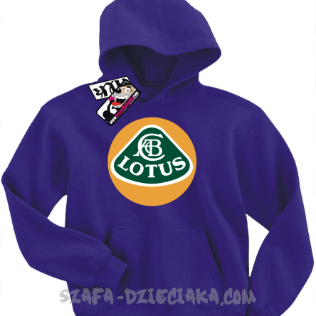 Lotus extreme dziecięca bluza z nadrukiem - fioletowy