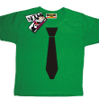 krawat świetny tshirt - green