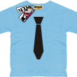 krawat świetny tshirt - sky blue