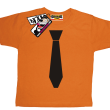 krawat świetny tshirt - orange