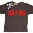 ADHD koszulka z nadrukiem - brown