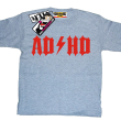 ADHD koszulka z nadrukiem - melange