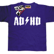 ADHD koszulka z nadrukiem - purple