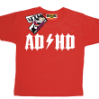 ADHD koszulka z nadrukiem red