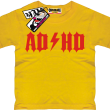 ADHD koszulka z nadrukiem yellow