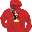 Czas do piachu świetna dziecięca bluza - czerwony