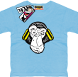 Music Monkey - koszulka dziecięca - błękitny