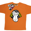 Music Monkey - koszulka dziecięca - pomarańczowy