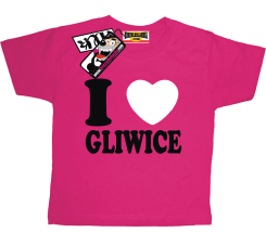 I love Gliwice - dziecięcy tshirt z nadrukiem, kod: SZDZ00218K