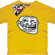 Smile Mem - zabawna koszulka dziecięca - żółty