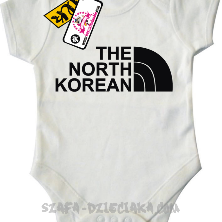 The North Korean - body dla dziecka - biały