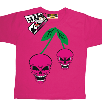 Wisienkowe czachy - bajerancka koszulka dziecięca, kod: SZDZ00206K