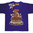 5-te urodzinki Solenizant wyjątkowa koszulka dziecięca - fioletowy