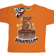 5-te urodzinki Solenizant wyjątkowa koszulka dziecięca - pomarańczowy