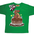 5-te urodzinki Solenizant wyjątkowa koszulka dziecięca - zielony