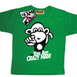 Małpka you are crazy man! koszulka dziecięca - zielona