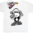 Małpka you are crazy man! koszulka dziecięca - biała