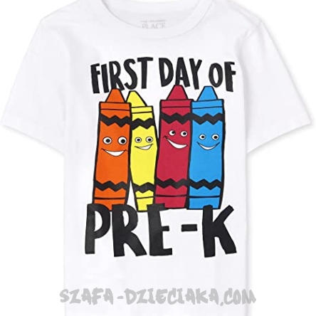 First Day in Pre-K koszulka dla pierwszoklasisty - koszulka dziecięca