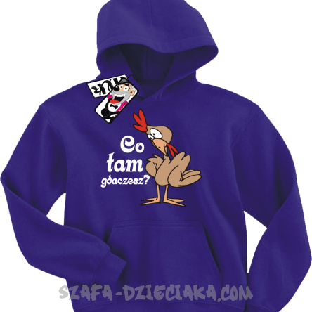 Co tam gdaczesz bluza dziecięca - fioletowa