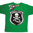 Osiedlowy pirat zabawna koszulka - green