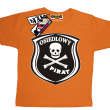 Osiedlowy pirat zabawna koszulka - orange
