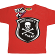Osiedlowy pirat zabawna koszulka - red